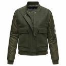 Navahoo Willstehaben Damen Jacke N027 Olive Größe XS - Gr. 34
