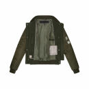 Navahoo Willstehaben Damen Jacke N027 Olive Größe XS - Gr. 34