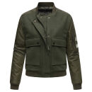 Navahoo Willstehaben Damen Jacke N027 Olive Größe XXL - Gr. 44
