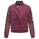 Navahoo Willstehaben Damen Jacke N027 Wine Größe XS - Gr. 34
