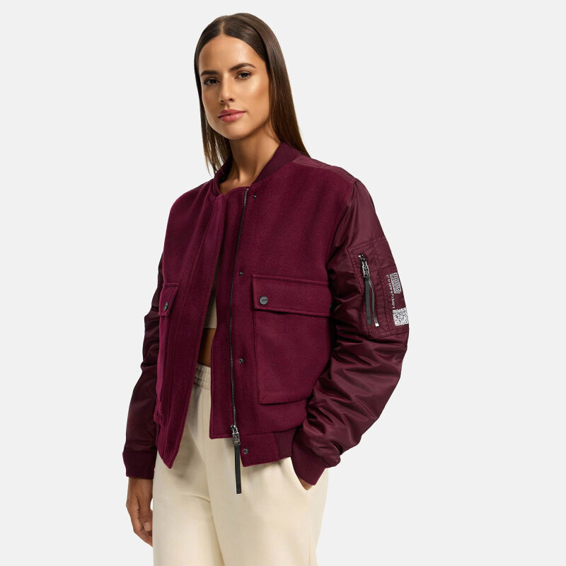 Navahoo Willstehaben Damen Jacke N027 Wine Größe XXL - Gr. 44