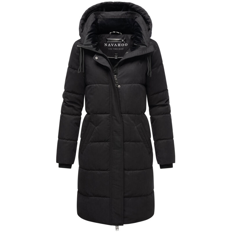 Navahoo Wintertanz Damen Winterjacke N028 Schwarz Größe XL - Gr. 42
