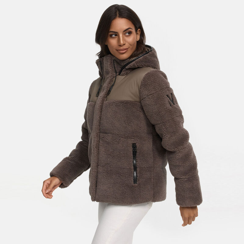 Marikoo Kaguraa Damen Winterjacke N030 Stone Brown Größe XL - Gr. 42