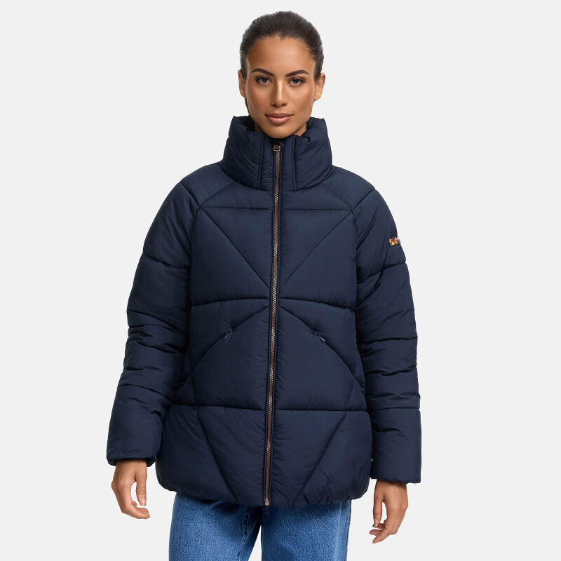 Navahoo Schokolinaa Damen Winter Steppjacke N031 Navy Größe M - Gr. 38