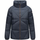 Navahoo Schokolinaa Damen Winter Steppjacke N031 Navy Größe L - Gr. 40
