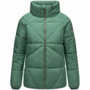 Navahoo Schokolinaa Damen Winter Steppjacke N031 Dusty Green Größe M - Gr. 38