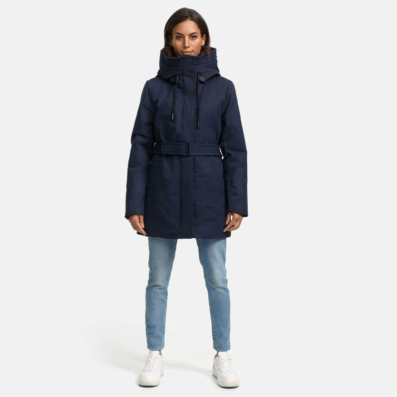 Navahoo Eishauch Damen Winterjacke N033 Navy Größe XXXL - Gr. 46