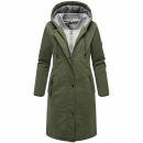 Marikoo Ledalaa Damen Winterjacke N035 Dark Olive Größe XXL - Gr. 44