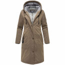 Marikoo Ledalaa Damen Winterjacke N035 Stone Brown Größe S - Gr. 36