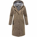 Marikoo Ledalaa Damen Winterjacke N035 Stone Brown Größe S - Gr. 36