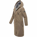 Marikoo Ledalaa Damen Winterjacke N035 Stone Brown Größe S - Gr. 36