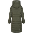 Navahoo Mondmaedchen Damen Winter Steppjacke N036 Olive Größe XS - Gr. 34