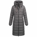 Navahoo Mondmaedchen Damen Winter Steppjacke N036 Anthrazit Größe S - Gr. 36
