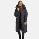Navahoo Mondmaedchen Damen Winter Steppjacke N036 Anthrazit Größe M - Gr. 38