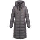 Navahoo Mondmaedchen Damen Winter Steppjacke N036 Anthrazit Größe M - Gr. 38