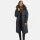Navahoo Mondmaedchen Damen Winter Steppjacke N036 Anthrazit Größe XXL - Gr. 44