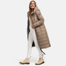Navahoo Mondmaedchen Damen Winter Steppjacke N036 Taupe Grey Größe M - Gr. 38