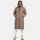 Navahoo Mondmaedchen Damen Winter Steppjacke N036 Taupe Grey Größe M - Gr. 38