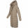 Navahoo Mondmaedchen Damen Winter Steppjacke N036 Taupe Grey Größe M - Gr. 38