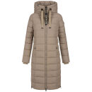 Navahoo Mondmaedchen Damen Winter Steppjacke N036 Taupe Grey Größe XL - Gr. 42