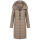 Navahoo Mondmaedchen Damen Winter Steppjacke N036 Taupe Grey Größe XL - Gr. 42