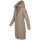 Navahoo Mondmaedchen Damen Winter Steppjacke N036 Taupe Grey Größe XL - Gr. 42