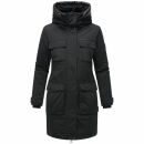Navahoo Eissturm Damen Winterjacke N037 Schwarz Größe M - Gr. 38
