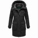 Navahoo Eissturm Damen Winterjacke N037 Schwarz Größe L - Gr. 40