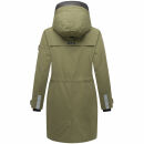 Navahoo Eissturm Damen Winterjacke N037 Olive Forest Größe S - Gr. 36