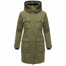 Navahoo Eissturm Damen Winterjacke N037 Olive Forest Größe S - Gr. 36
