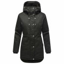 Navahoo Winterfunke Damen Winterjacke N038 Schwarz Größe M - Gr. 38