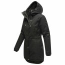Navahoo Winterfunke Damen Winterjacke N038 Schwarz Größe M - Gr. 38