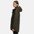Navahoo Winterfunke Damen Winterjacke N038 Olive Größe XL - Gr. 42