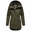 Navahoo Winterfunke Damen Winterjacke N038 Olive Größe XL - Gr. 42