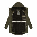 Navahoo Winterfunke Damen Winterjacke N038 Olive Größe XL - Gr. 42