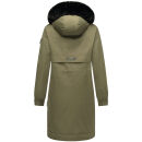 Navahoo Kaltwetterretter Damen Winterjacke N039 Olive Forest Größe S - Gr. 36