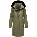 Navahoo Kaltwetterretter Damen Winterjacke N039 Olive Forest Größe XL - Gr. 42