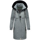 Navahoo Kaltwetterretter Damen Winterjacke N039 Stormy Blue Größe S - Gr. 36