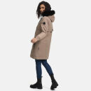 Navahoo Kaltwetterretter Damen Winterjacke N039 Taupe Grey Größe XS - Gr. 34