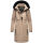 Navahoo Kaltwetterretter Damen Winterjacke N039 Taupe Grey Größe XS - Gr. 34