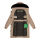 Navahoo Kaltwetterretter Damen Winterjacke N039 Taupe Grey Größe XS - Gr. 34