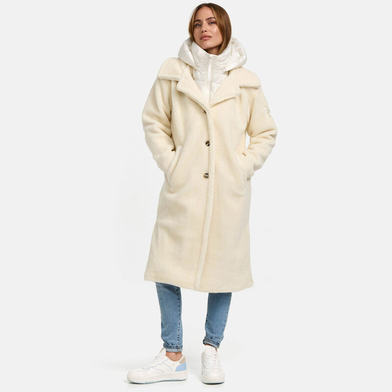 Navahoo Teddyzauber Damen Winter N041 Offwhite Größe L - Gr. 40