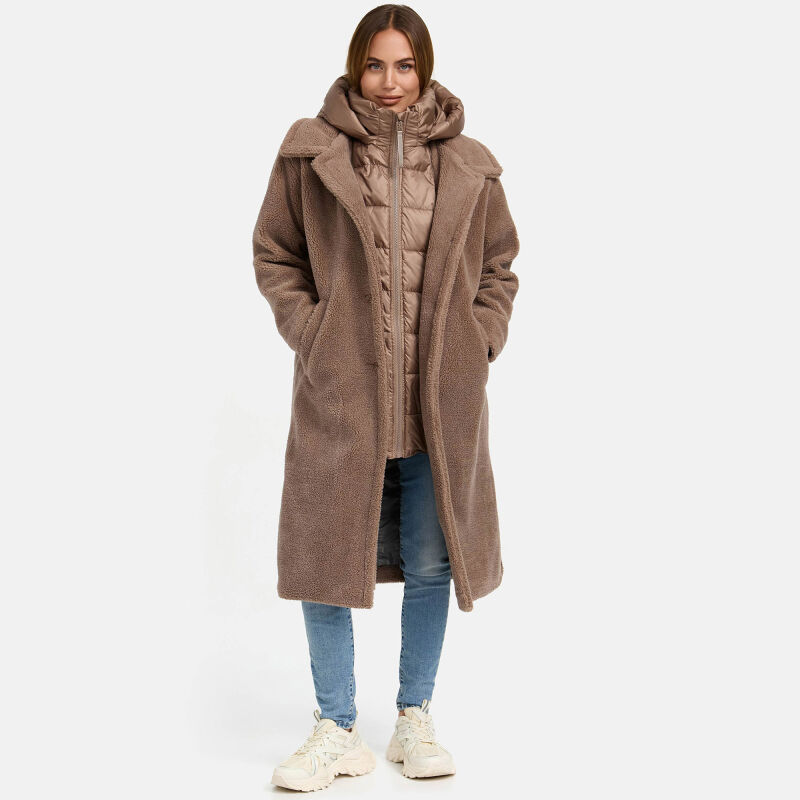 Navahoo Teddyzauber Damen Winter N041 Taupe Grey Größe S - Gr. 36