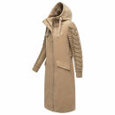 Navahoo Knit Babe Damen Winterjacke N042 Sand Beige Größe S - Gr. 36