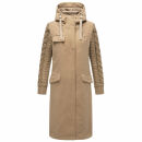 Navahoo Knit Babe Damen Winterjacke N042 Sand Beige Größe XXL - Gr. 44