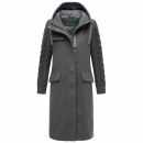 Navahoo Knit Babe Damen Winterjacke N042 Anthrazit...