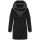 Navahoo Flauschwunder Damen Winterjacke N043 Schwarz Größe M - Gr. 38