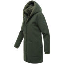 Navahoo Flauschwunder Damen Winterjacke N043 Dark Olive Größe S - Gr. 36