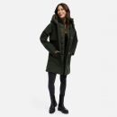 Navahoo Flauschwunder Damen Winterjacke N043 Dark Olive Größe S - Gr. 36