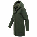 Navahoo Flauschwunder Damen Winterjacke N043 Dark Olive Größe L - Gr. 40